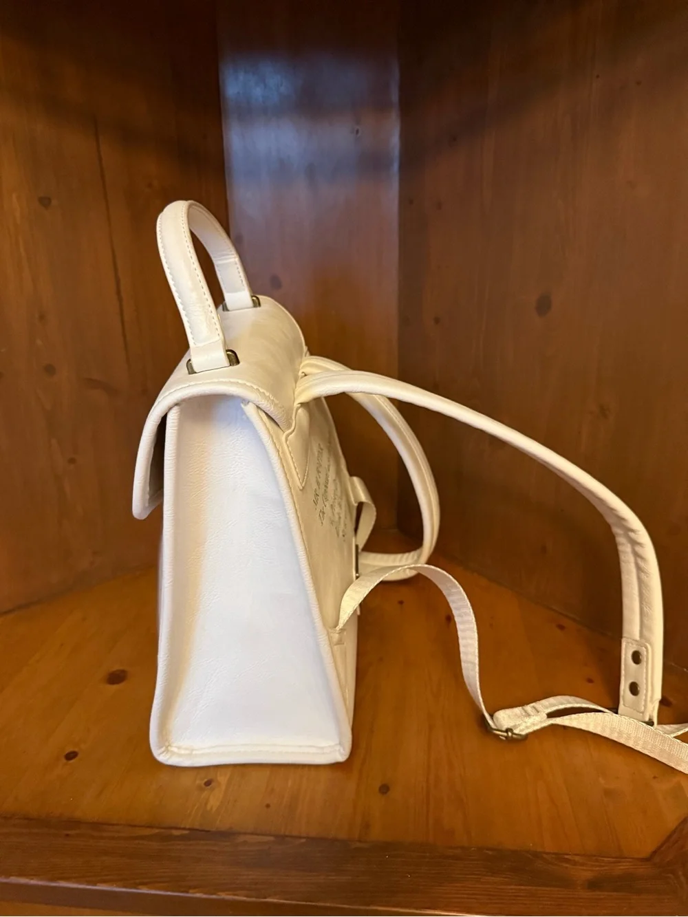 Harry Potter white Loungefly Envelope Pin Collector Mini Backpack